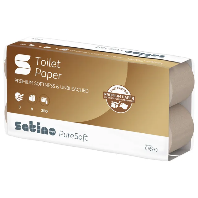 Toiletpapier Satino MT1 PureSoft 250 vel 076970