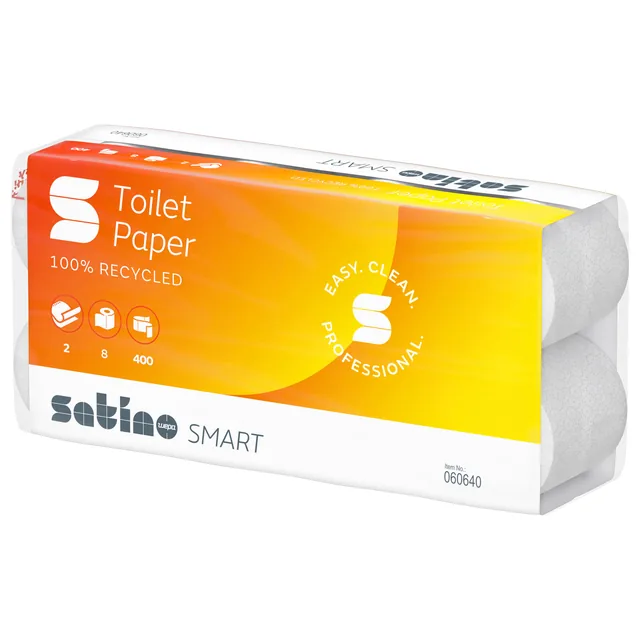 Toiletpapier Satino MT1 Smart 2laags wit 060640