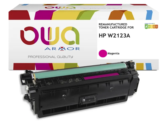 Tonercartridge OWA HP W2123A rood