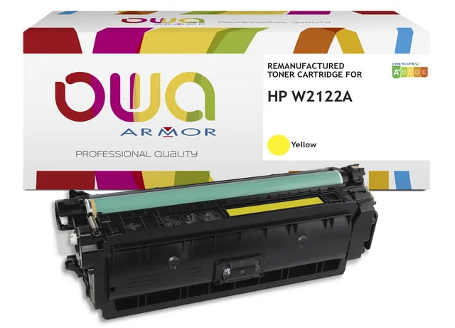 Tonercartridge OWA HP W2122A geel