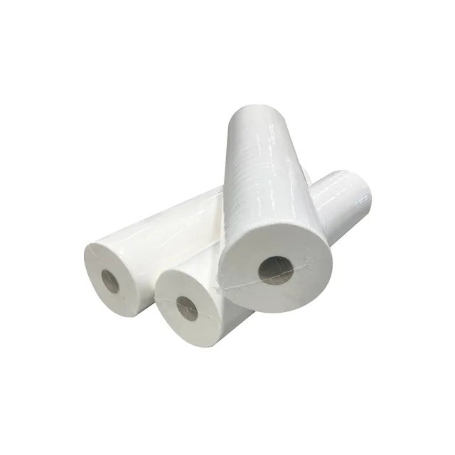 Onderzoektafelpapier Euro Products 45cmx100m wit