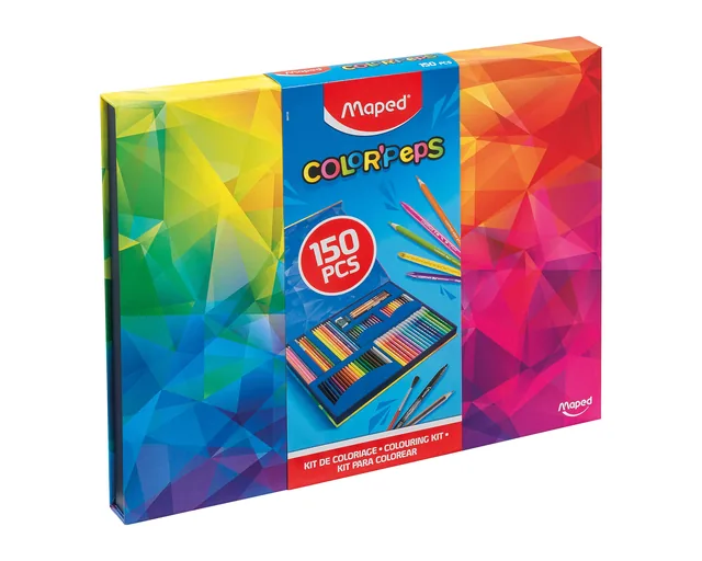 Tekenset Maped ColorPeps 150delig assorti