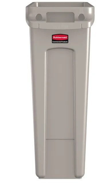 Afvalbak Rubbermaid Slim Jim VT 87L beige