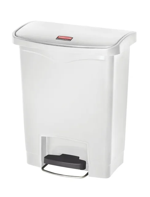Pedaalemmer Rubbermaid Slim Jim Step On 30L wit