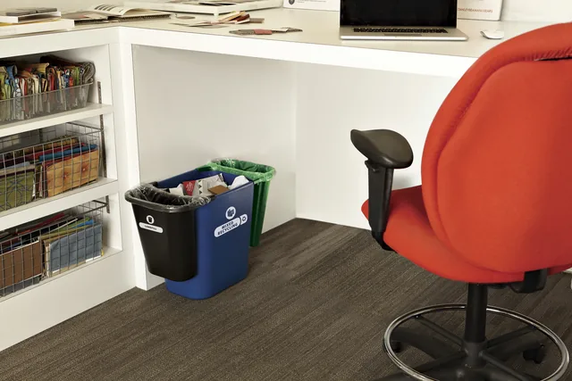 Zijbak Rubbermaid uitbreiding 5L zw