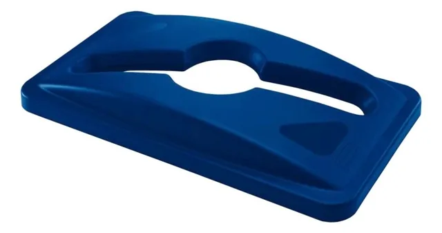 Deksel Rubbermaid Slim Jim VT gemengde recycl bl
