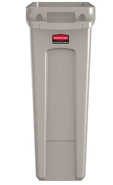 Afvalbak Rubbermaid Slim Jim VT 60L beige