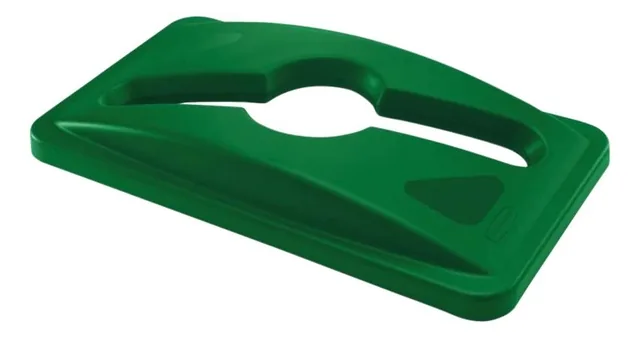 Deksel Rubbermaid Slim Jim VT gemengde recycl grn