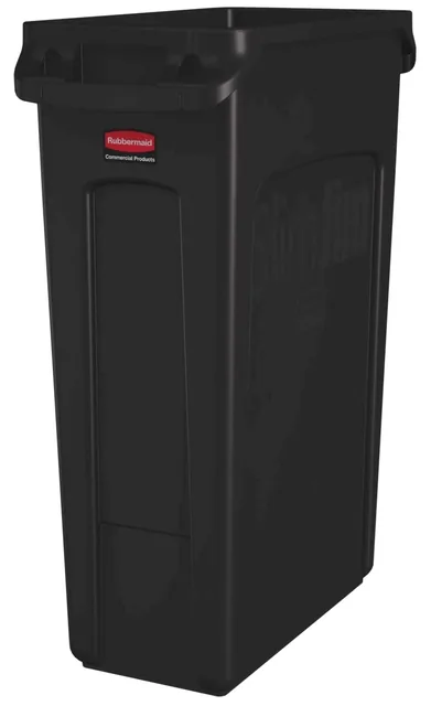 Afvalbak Rubbermaid Slim Jim VT 87L bruin