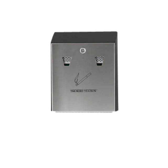 Asbak Rubbermaid Smokers Station zw