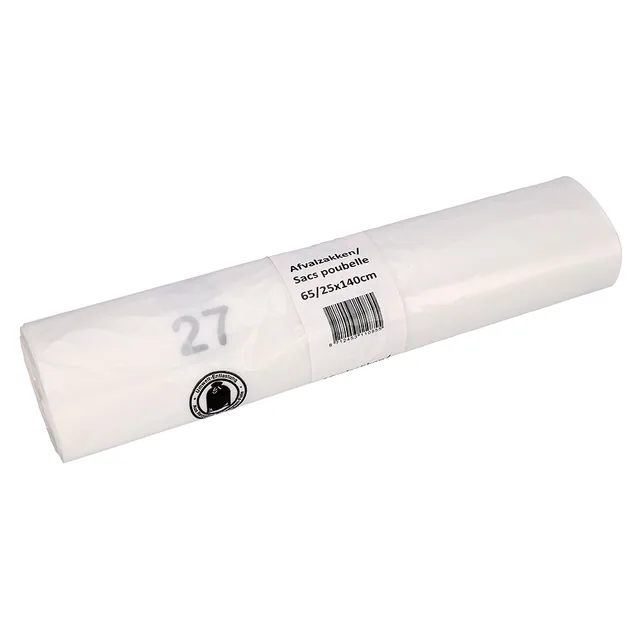 Afvalzak Cleaninq 65-25x140 rcycld T25 240L transp