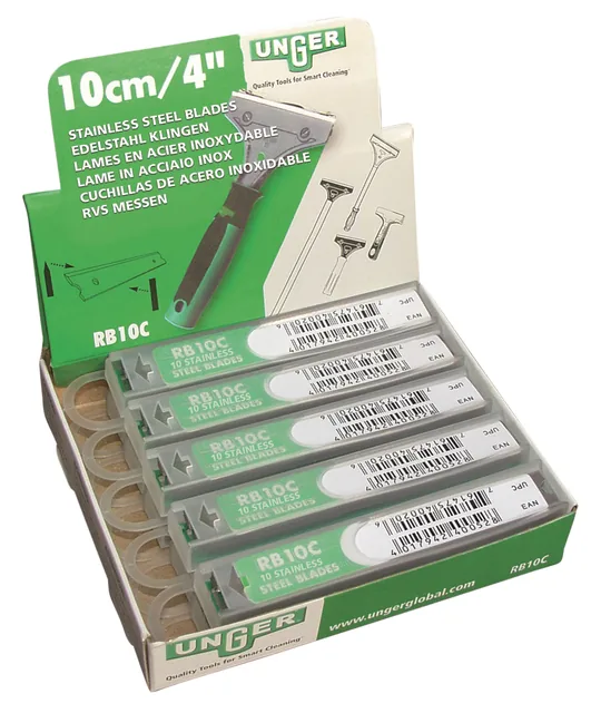 Reservemes Unger voor schraper 10cm 10stuks