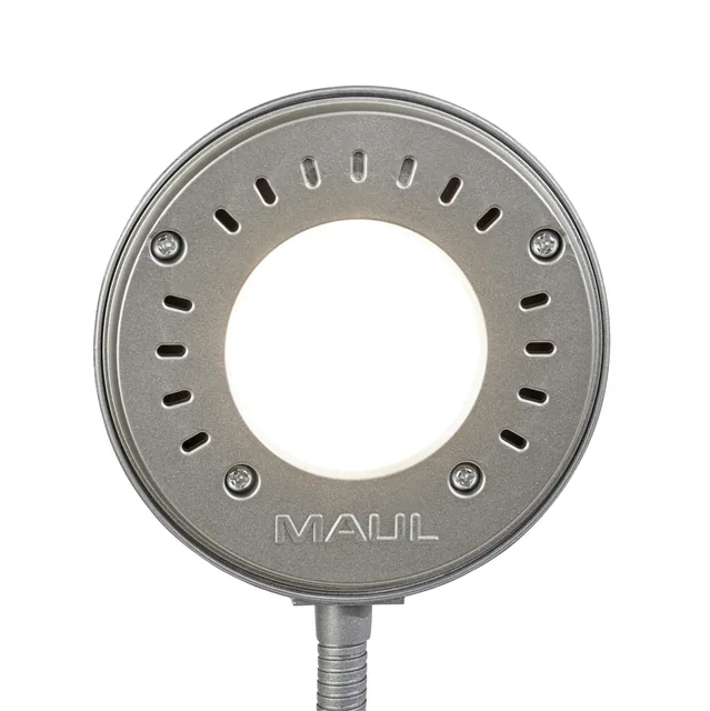 Bureaulamp MAUL Arc LED zilver