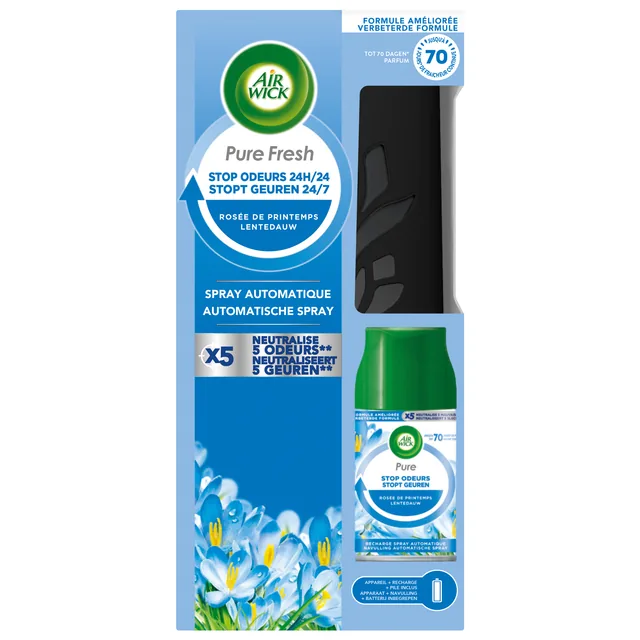 Luchtverfrisser AirWick PF Lentedauw Kit 250ml