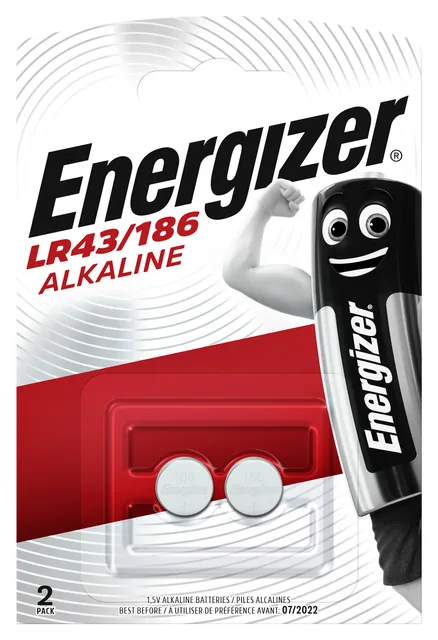 Batterij Energizer 2x LR43 alkaline