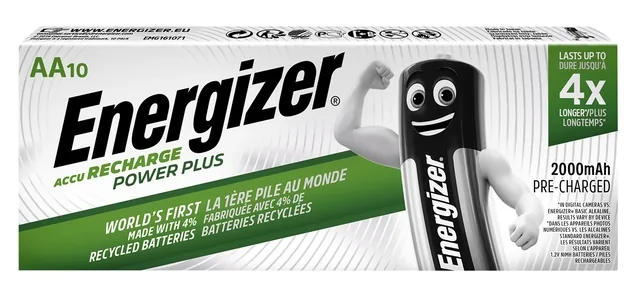 Batterij oplaadbaar Energizer 10x AA