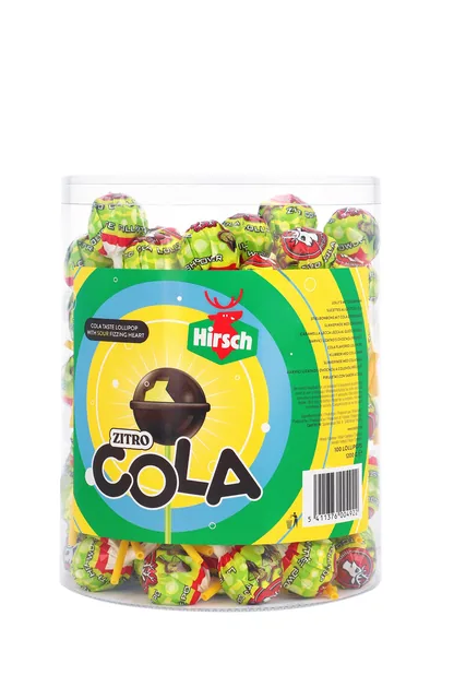 Lolly Hirsch cola citroen 100x12 gram