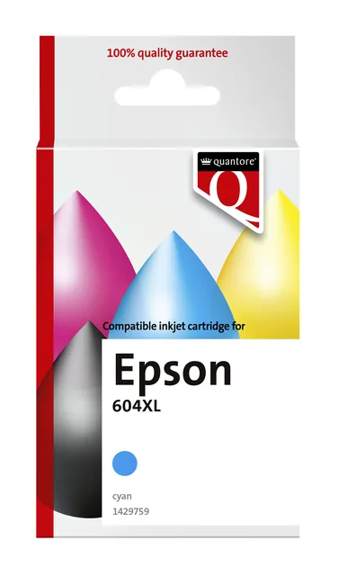Inktcartridge Quantore Epson 604XL T10H24 blauw