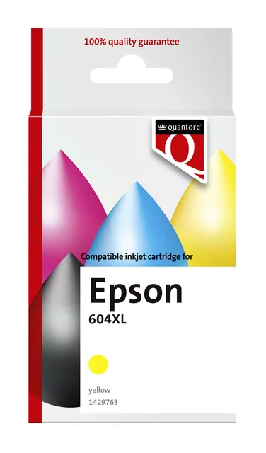 Inktcartridge Quantore Epson 604XL T10H44 geel