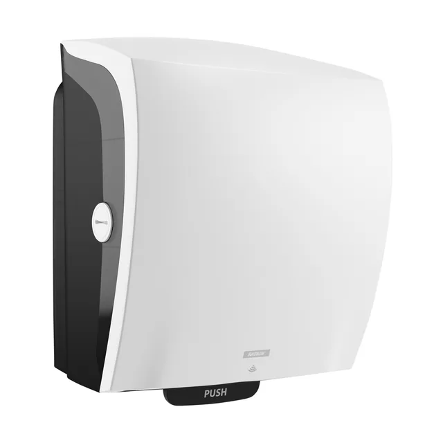Handdoekroldispenser Katrin systeemrol wit 84739