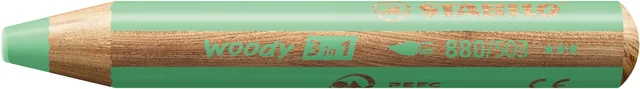 Kleurpotlood STABILO 880 woody 3 in 1 pastel groen