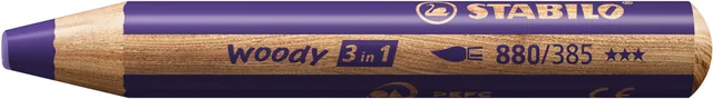 Kleurpotlood STABILO 880 woody 3 in 1 violet