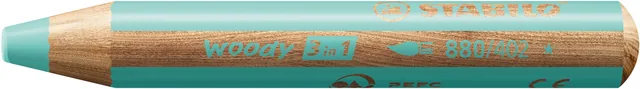 Kleurpotlood STABILO 880 woody 3 in 1 pastel blauw