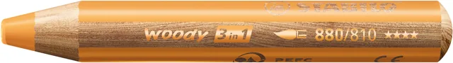 Kleurpotlood STABILO 880 woody 3 in 1 goud