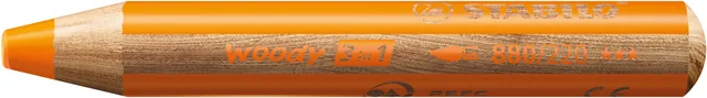 Kleurpotlood STABILO 880 woody 3 in 1 oranje