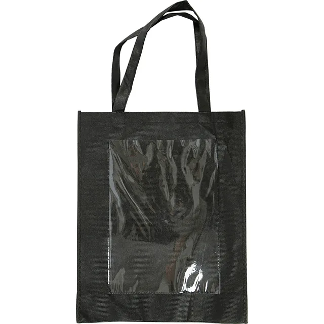 Tas Crea Comp 42x34x12cm plastic voorkant zwart