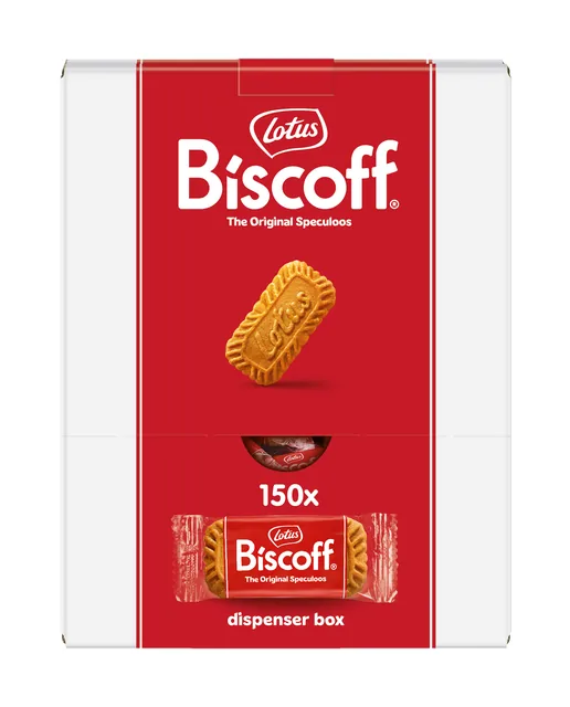 Koekjes Lotus Biscoff speculoos dispenser 150 st