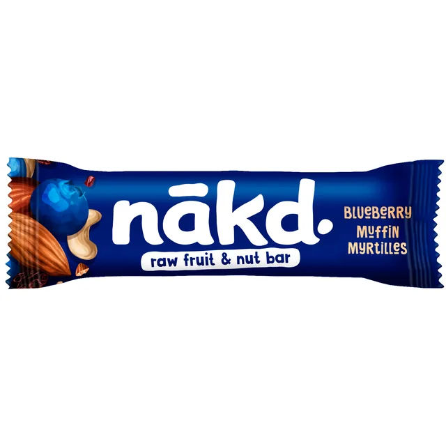 Fruit notenreep NAKD blueberry muf 18x35 gram