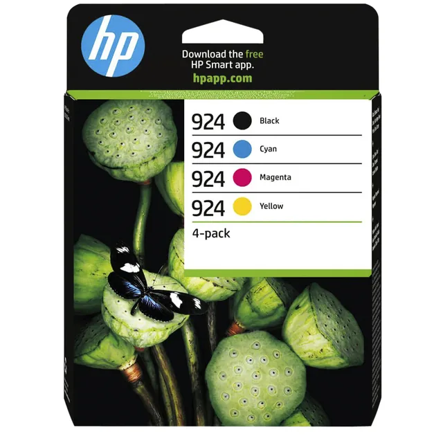Inktcartridge HP 6C3Z1NE 924 zwart + 3 kleuren