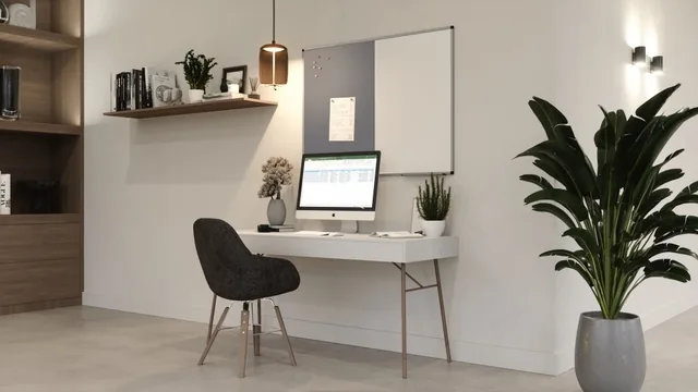 Combibord Legamaster UNITE grijs-whitebrd 90x120cm