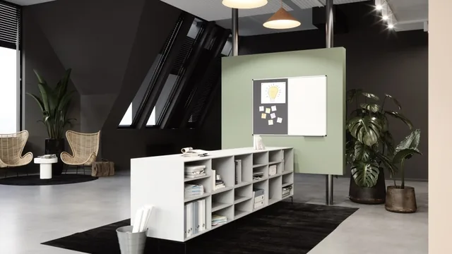 Combibord Legamaster UNITE grijs-whitebrd 90x120cm