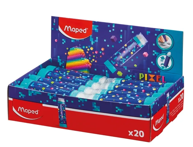 Gum Maped Pixel Party in tube display a 20 stuks
