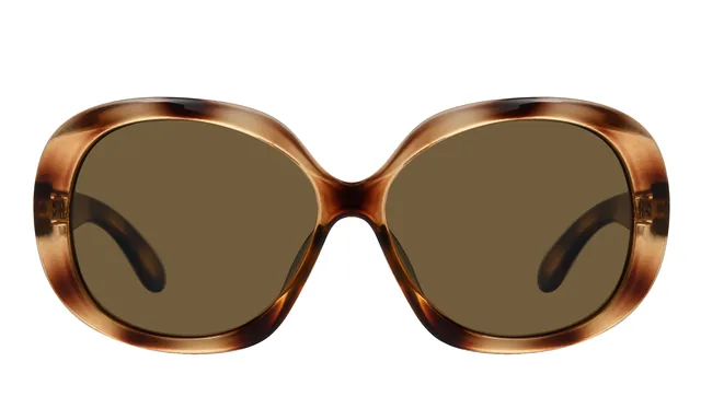 Zonnebril Montana bruin polar glas glans demi