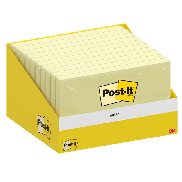 Memoblok 3M Post-it 6830 76x127mm geel