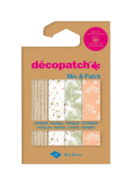 Hobbypapier Décopatch 30x40 4vel Terracotta