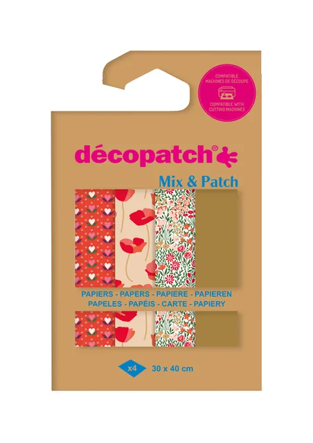 Hobbypapier Décopatch 30x40 4v Love in the Meadow