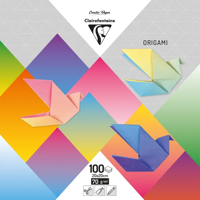 Origami Clairefontaine Gradient 20x20 100v 80gram