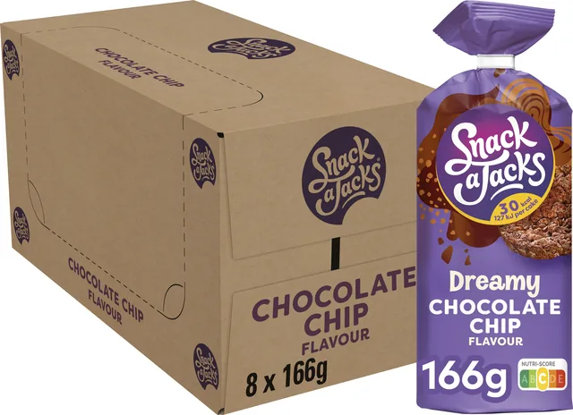 Rijstwafel Snack-a-Jacks chocololate chip