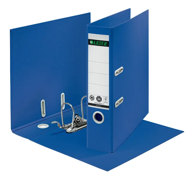 Ordner Leitz Recycle 180° 80mm blauw