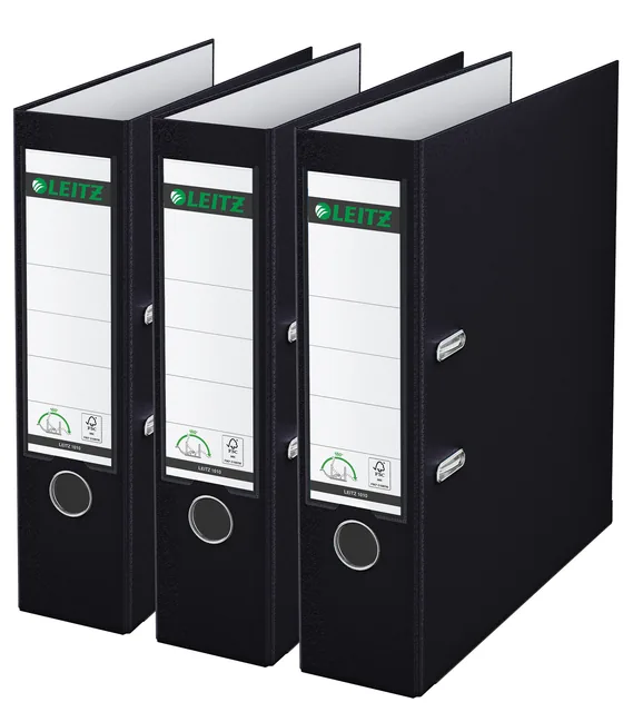 Ordner Leitz 180° 1010 3 stuks zwart