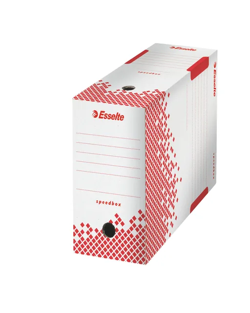 Archiefdoos Esselte Speedbox 150x250x350mm wt