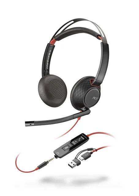 Headset HP POLY Blackwire 5220 Stereo USB-C 3.5 mm