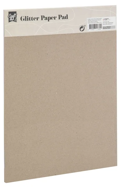 Hobbykarton glitter CarftID 24x34cm 180gr 10v 10kl