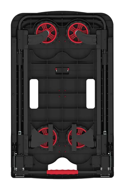 Transportkar Pavo inklapbaar 137kg zwart