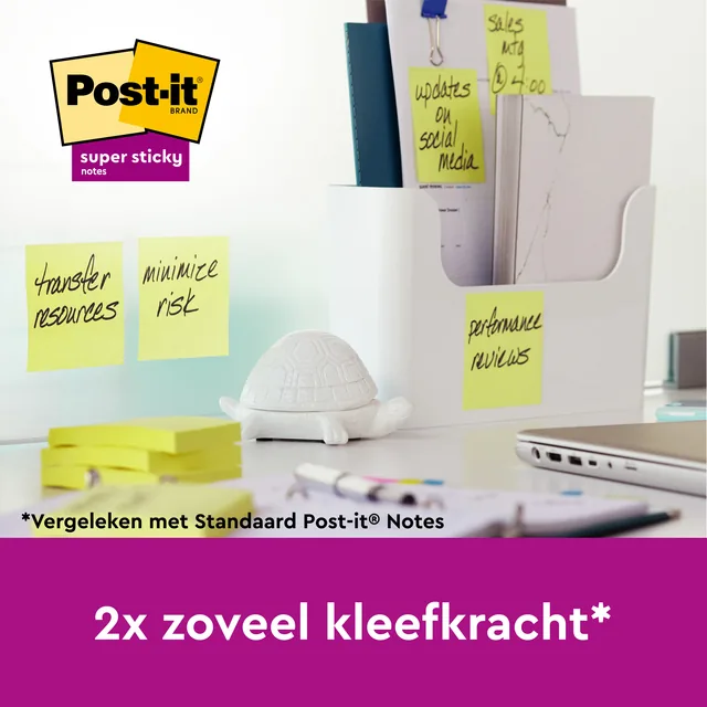 Memoblok 3M Post-it 655-SSCY 76x127mm geel
