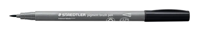 Brushpen pigment pen intens 1.0mm zwart